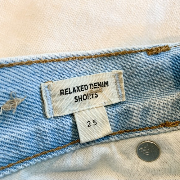 Madewell Relaxed Denim Shorts, Essen Wash - Picture 5 of 5